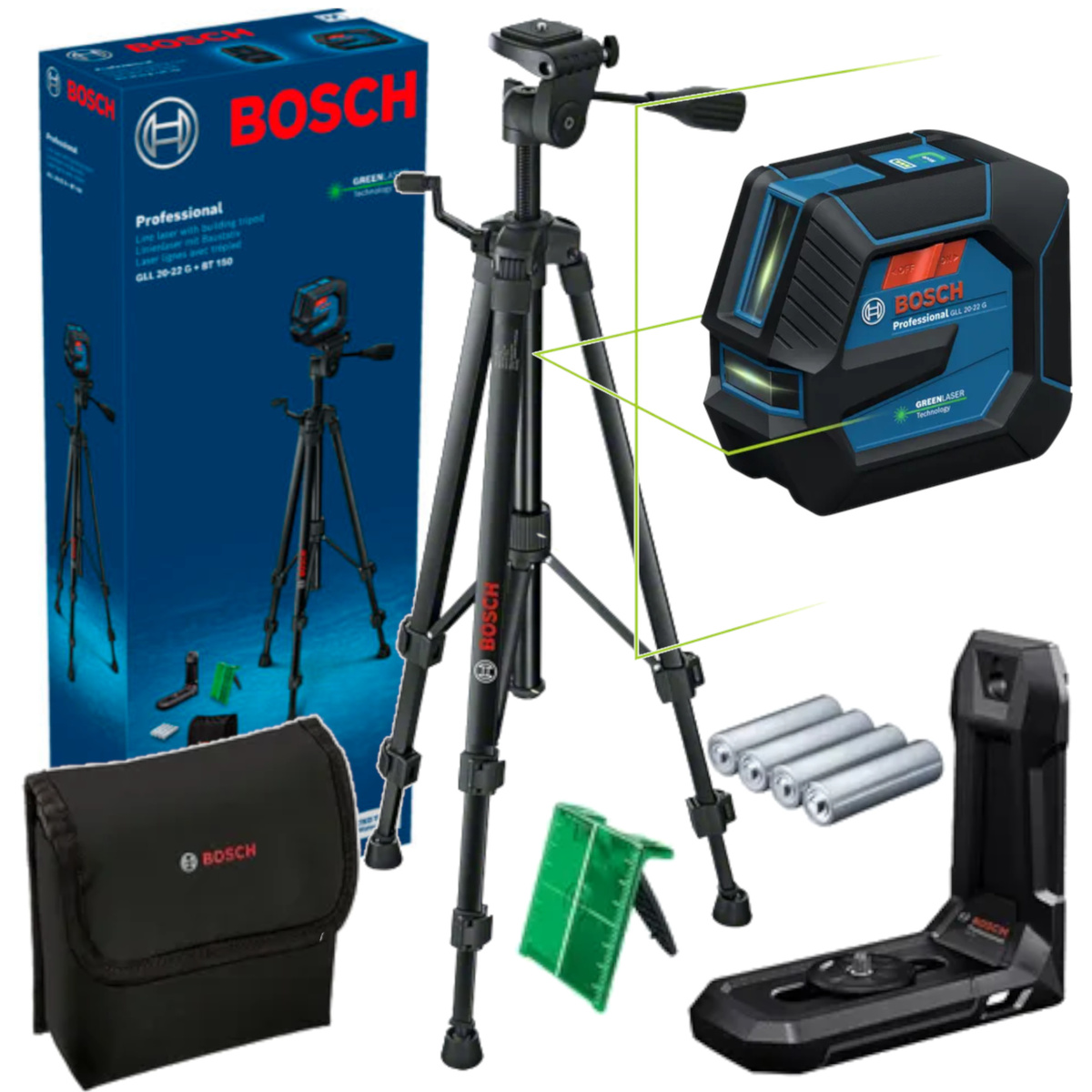 Laser krzyżowy Bosch GLL 20-22 G (0601065601) - obrazek 1