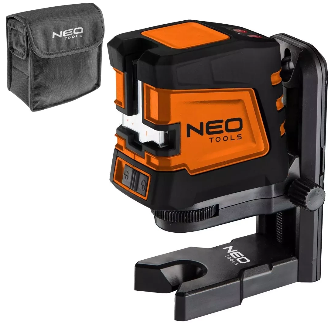 Laser krzyżowy NEO Tools 75-107 z zieloną wiązką - obrazek 1