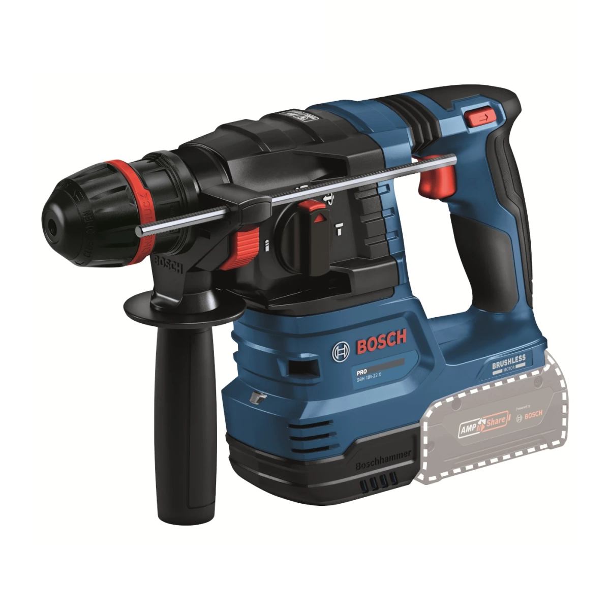 Młotowiertarka Bosch GBH 18V-22 X 0611924100 - obrazek 1