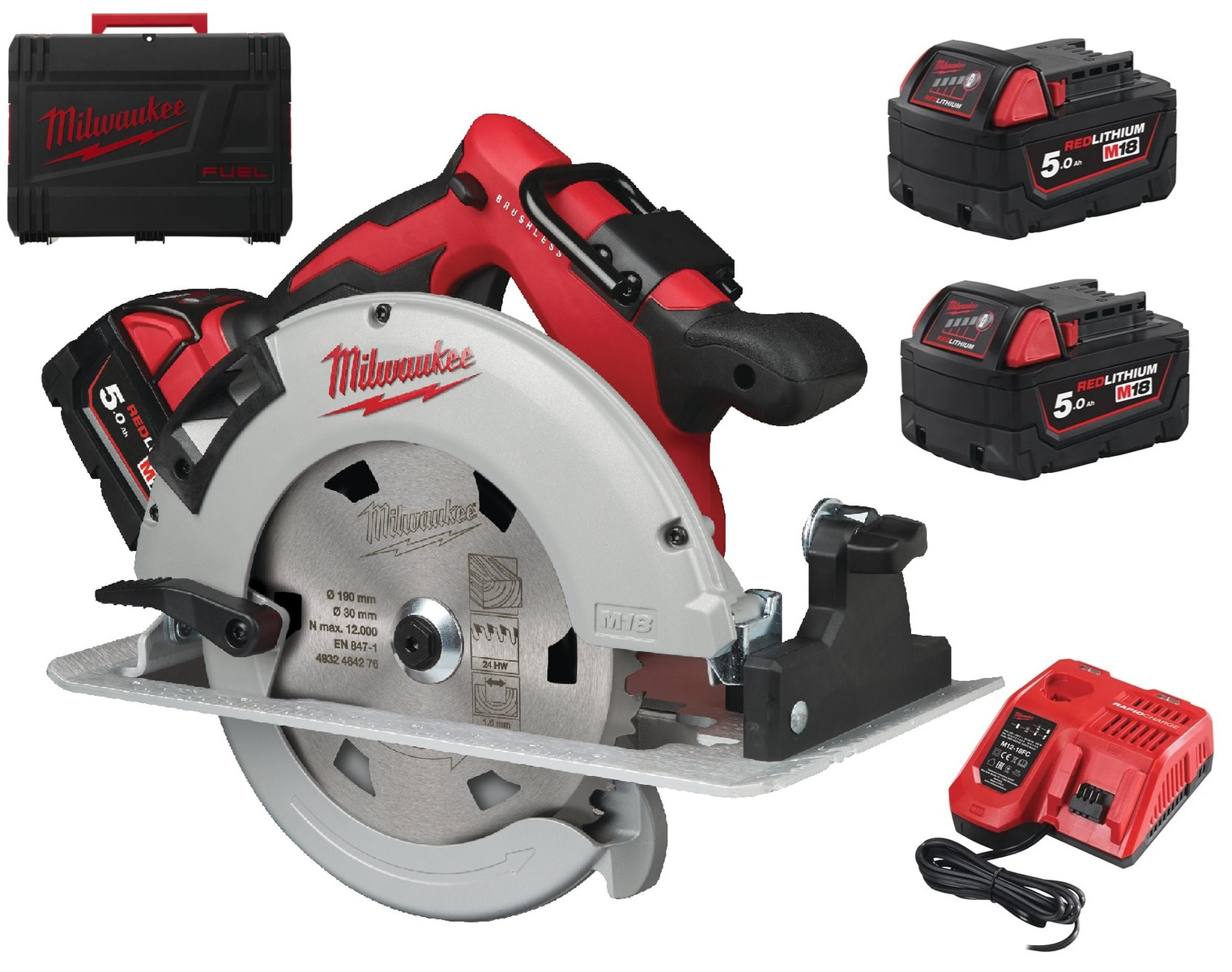 Pilarka tarczowa Milwaukee M18 BLCS66-502X - obrazek 1