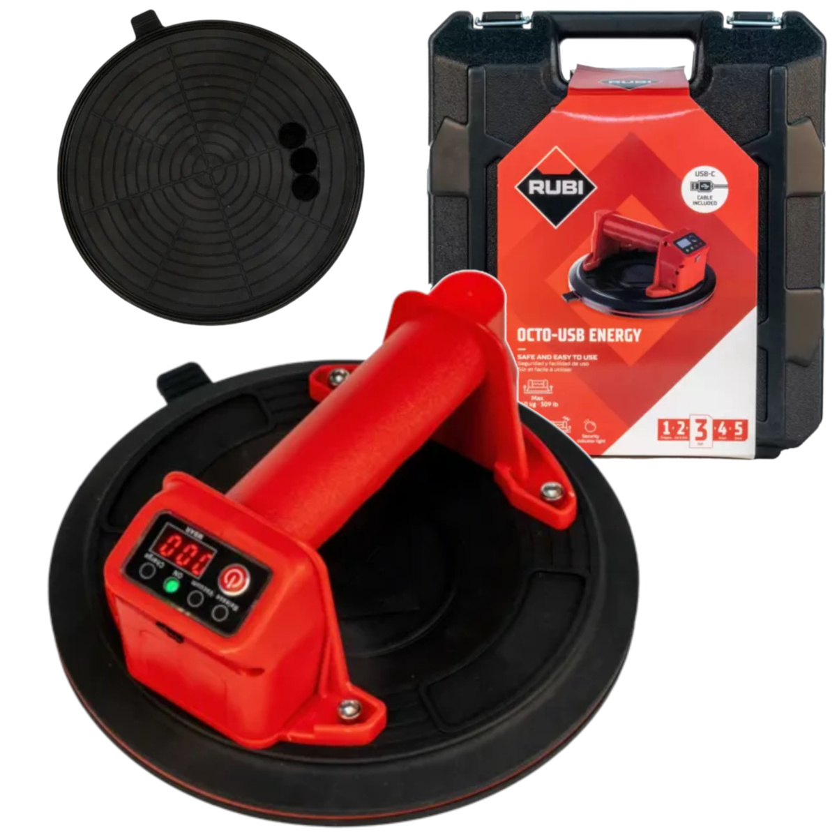 Przyssawka do płytek 220 mm Rubi 66967 - obrazek 1