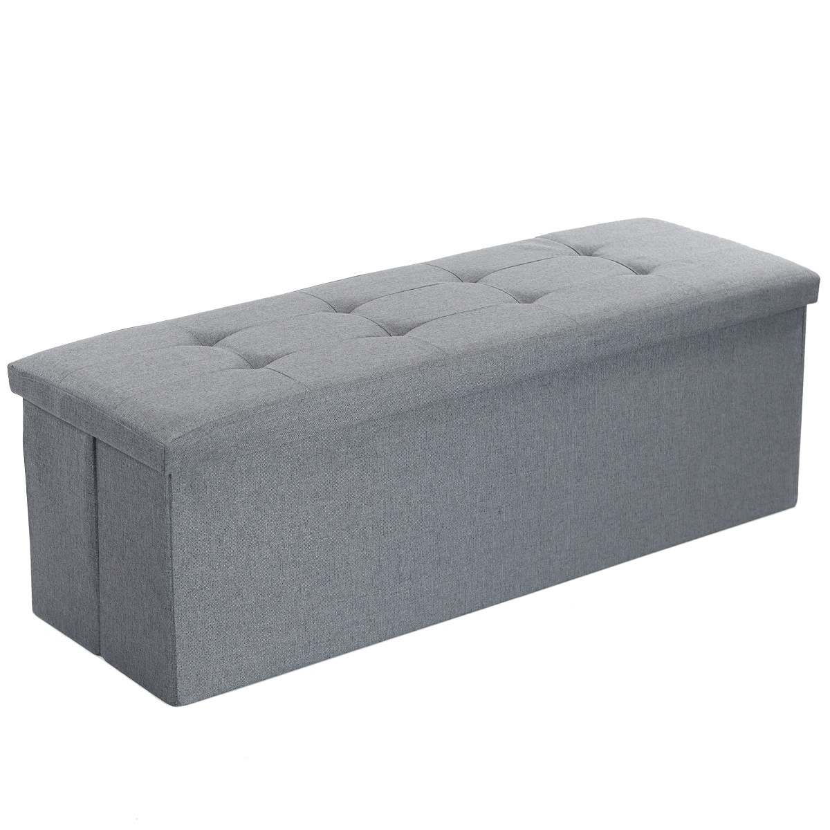 Puf Belivio CESAR Dark Grey - obrazek 1