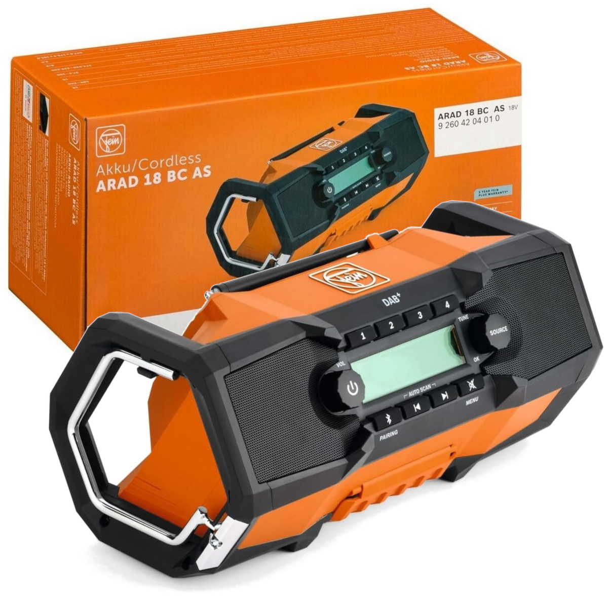 Radio akumulatorowe FEIN ARAD 18 BC AS 92604204010 - obrazek 1