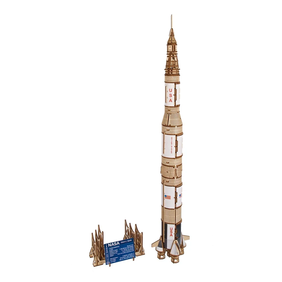 Rakieta kosmiczna UGEARS NASA Saturn V UG70257 - obrazek 1