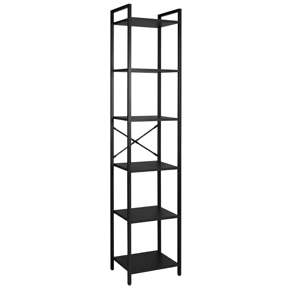 Regał Belivio FELIPE Solid Black - obrazek 1