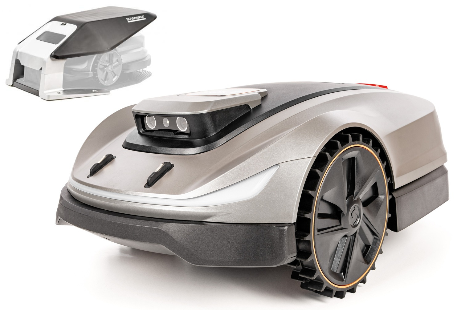 Robot koszący Sunseeker Elite X5 RTK z osłoną stacji ładującej C-MOW-ROOF-X5-7 - obrazek 1