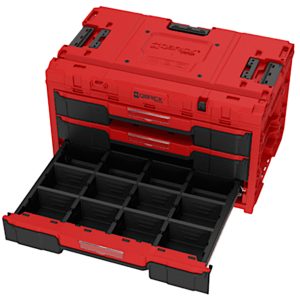 Skrzynka narzędziowa z szufladami Qbrick ONE Drawer3 Red SKRQONED3CZEPG001 Skrzynka narzędziowa z szufladami Qbrick ONE Drawer3 Red SKRQONED3CZEPG001