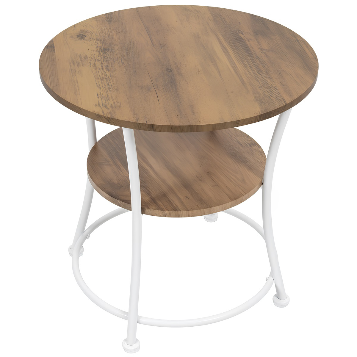 Stolik kawowy Belivio CARLO WHITE ROYAL OAK - obrazek 1