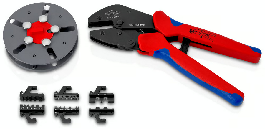 Szczypce do zagniatania z magazynkiem wymiennym KNIPEX MultiCrimp 97 33 03 - obrazek 1