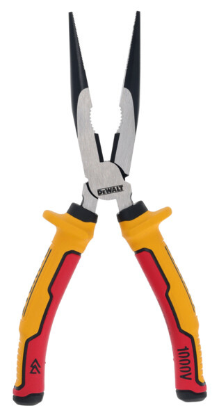 Szczypce uniwersalne wydłużone 200 mm izolowane VDE Dewalt DWHT82804-0 - obrazek 1