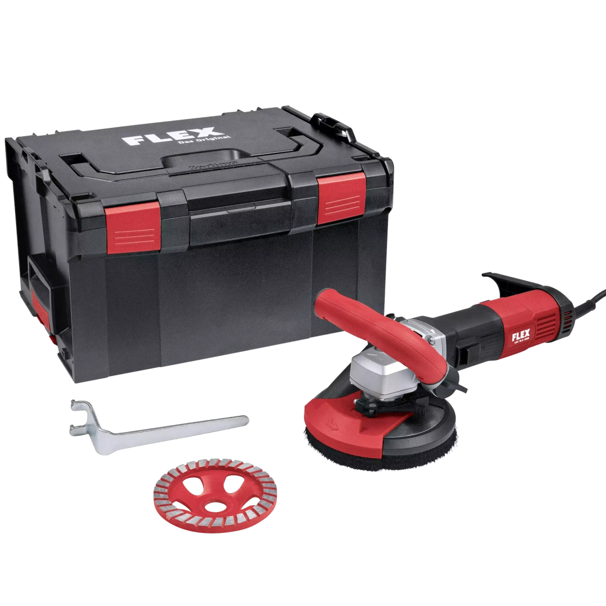 Szlifierka do betonu Flex LDE 16-8 125 R, Kit Turbo-Jet II - obrazek 1