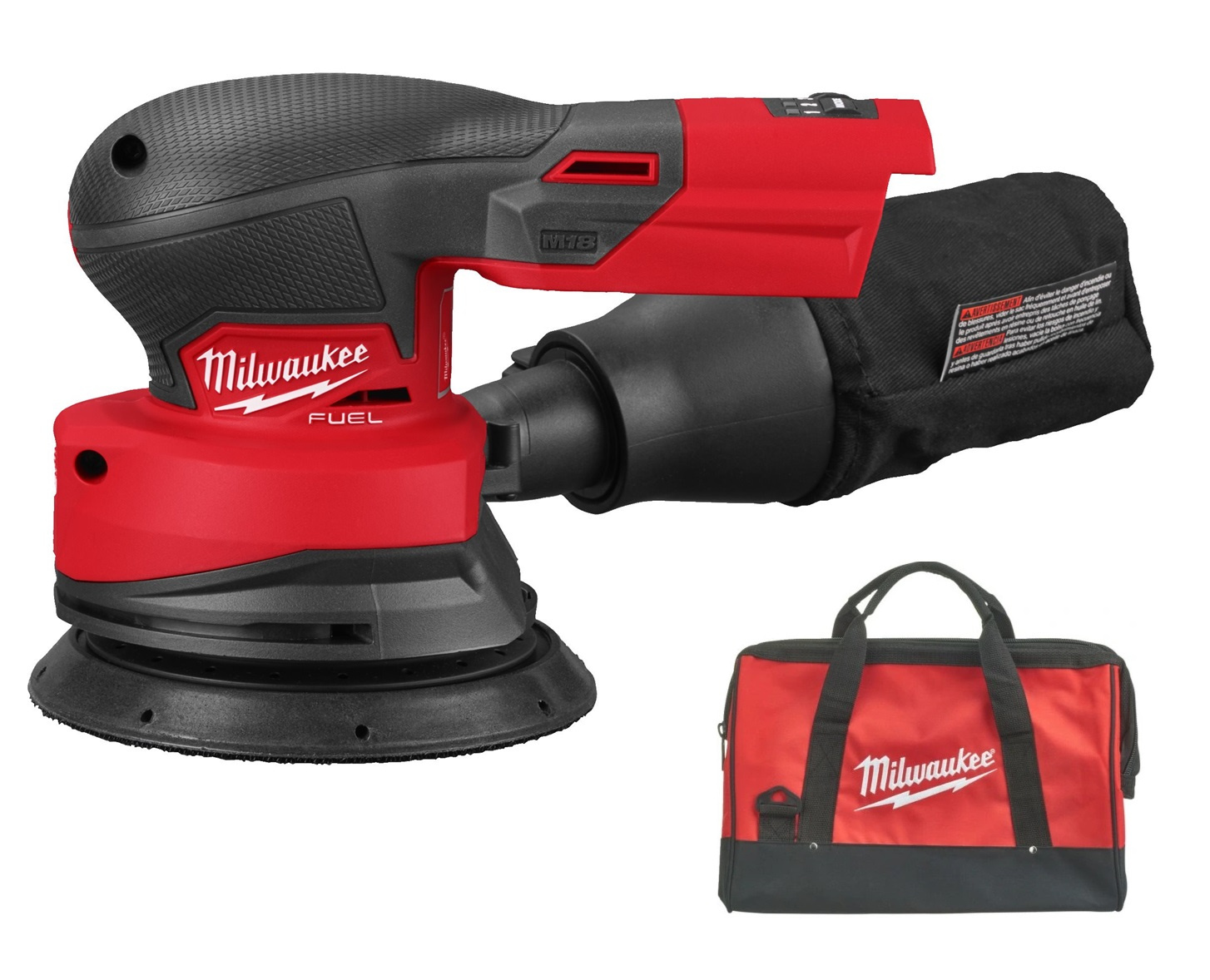 Szlifierka mimośrodowa Milwaukee M18 FROS125-0B - obrazek 1