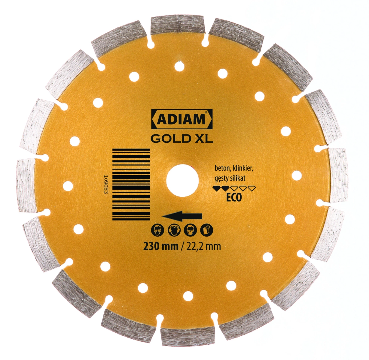 Tarcza diamentowa Adiam GOLD-XL 230 / 22,23 mm 109083 - obrazek 1