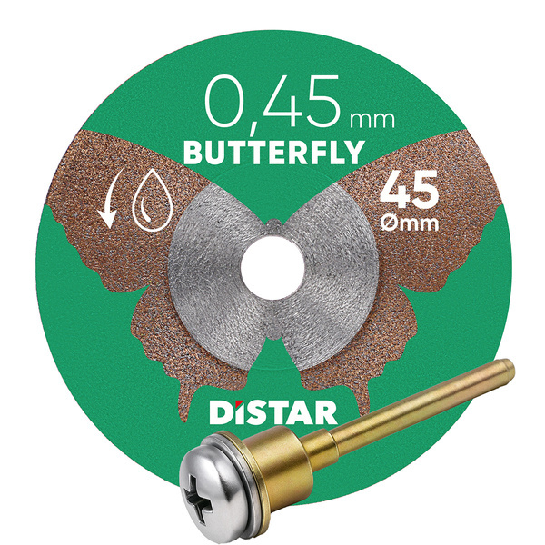 Tarcza tnąca diamentowa Butterfly 45x0,45x5,8H/3,2-3,0F Distar 11143158073 - obrazek 1
