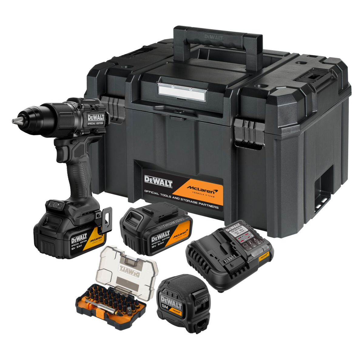 Wiertarko-wkrętarka Dewalt DCD86MP2KT-QW - obrazek 1