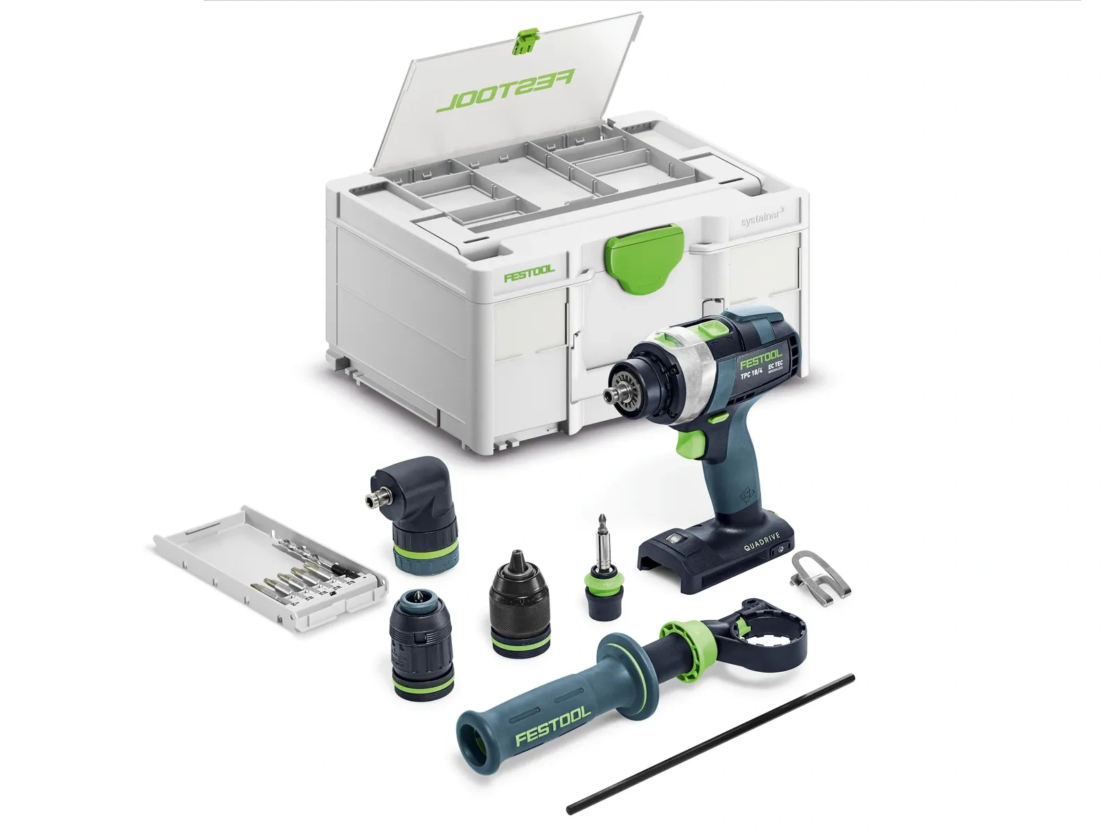 Wiertarko-wkrętarka Festool TPC 18/4 Basic-Set/XL (578832) - obrazek 1