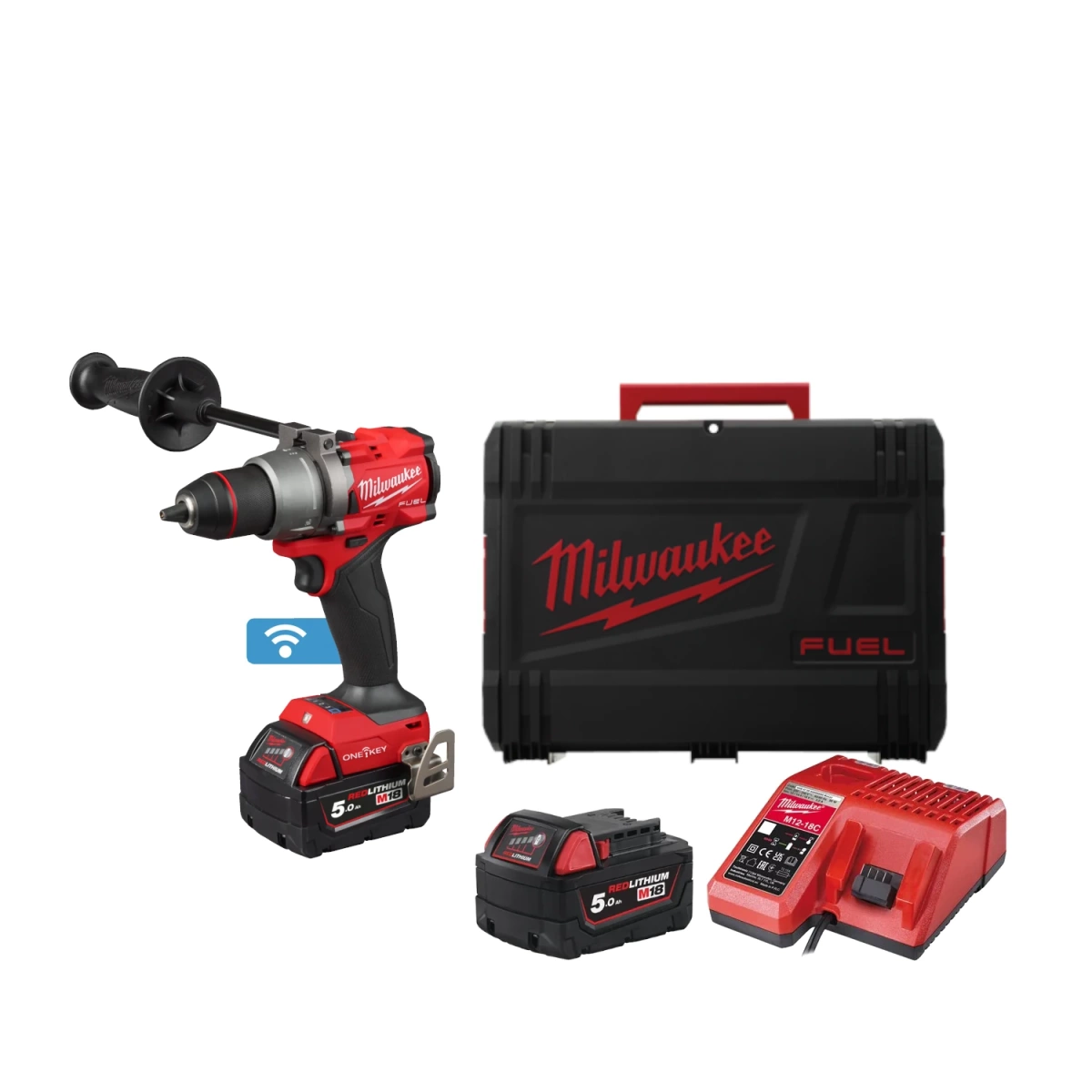 Wiertarko-wkrętarka Milwaukee M18 ONEDD3-502X - obrazek 1