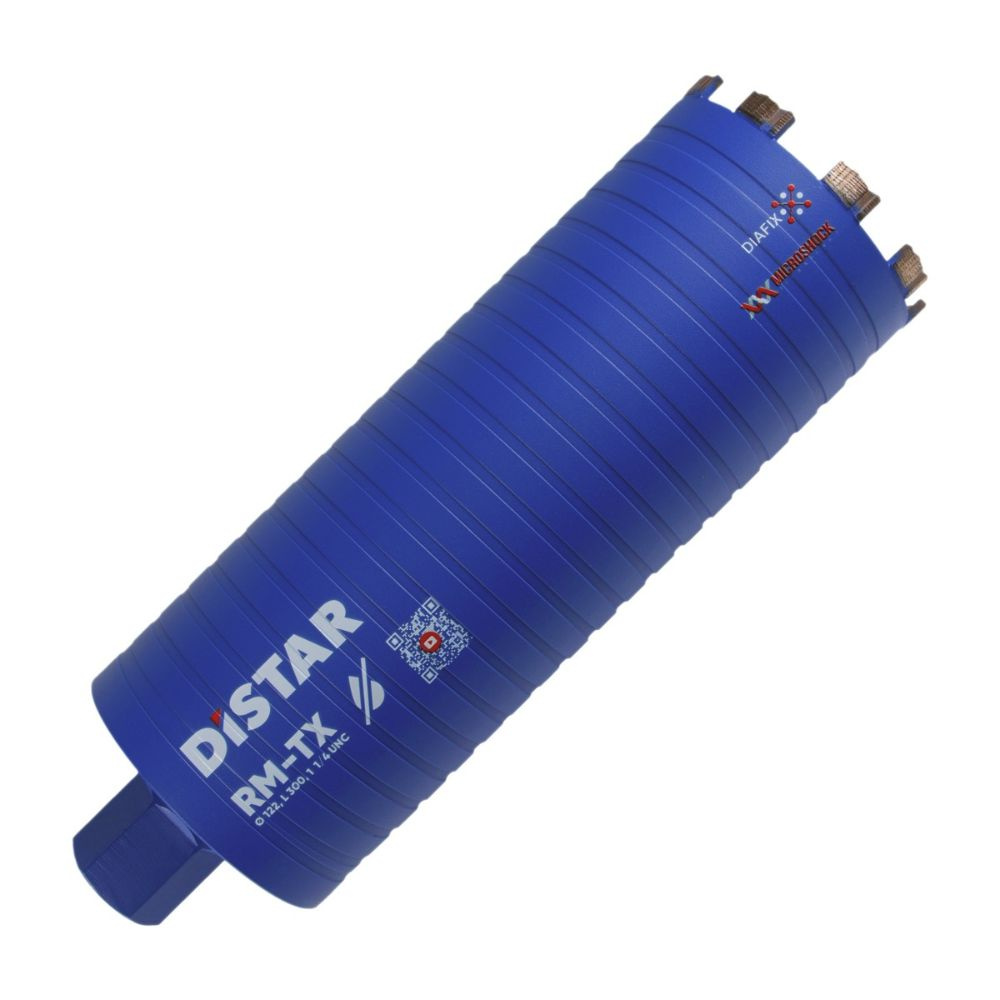 Wiertło diamentowe koronowe RM-TX 122x300-9x1 1/4 UNC Distar 10170429032 - obrazek 1