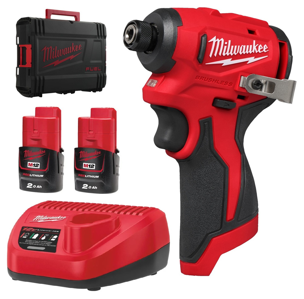 Zakrętarka udarowa Milwaukee M12 BLIDRC-202C - obrazek 1