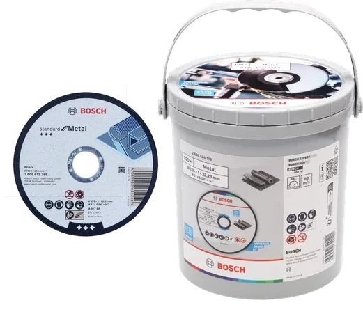 Zestaw 100 szt. tarcz do cięcia metalu 125 x 1,0 mm Bosch 2608626116 - obrazek 1
