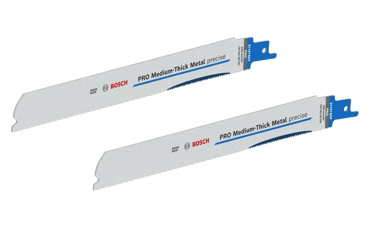 Zestaw 2 szt. brzeszczotów do metalu 1x25x225 mm Bosch PRO Medium-Thick Metal precise S1137BEF 2608658993 - obrazek 1