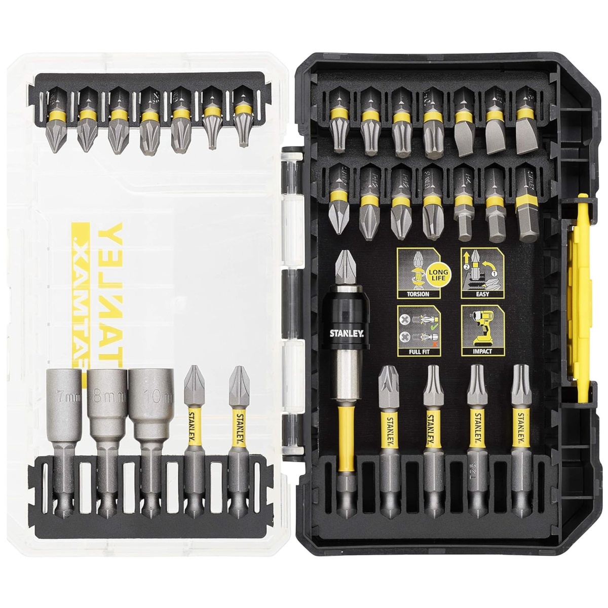 Zestaw 32 szt. bitów i akcesoriów Stanley Fatmax STA88557-XJ