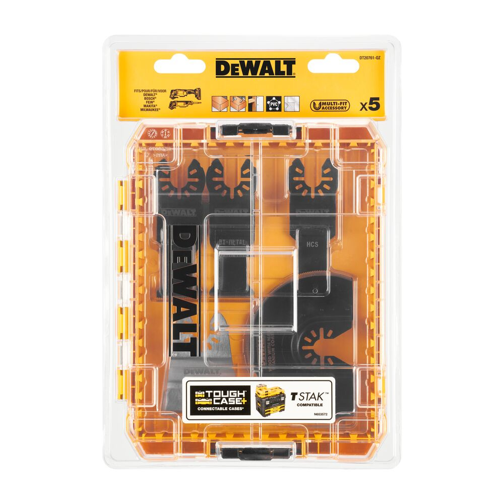 Zestaw 5 brzeszczotów DeWalt DT20761 - obrazek 1