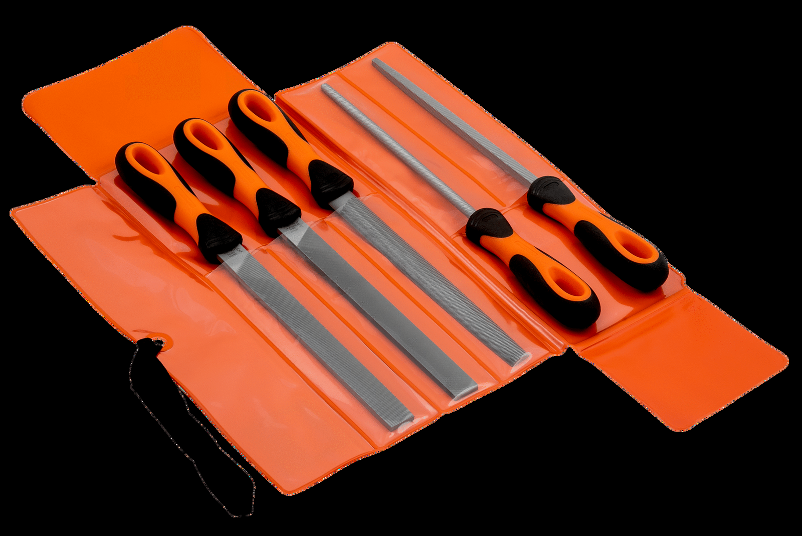 Zestaw 5 szt. pilników do metalu ERGO™ handle o długości 200 mm BAHCO 1-478-08-1-2 to