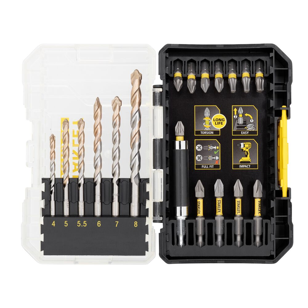 Zestaw bitów i akcesoriów Stanley Fatmax STA88552-XJ