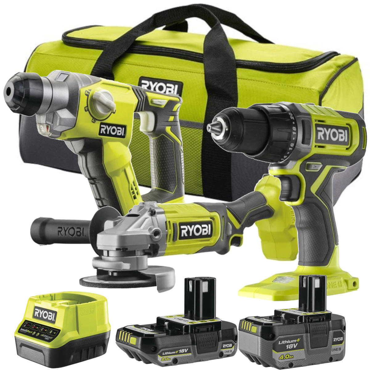 Zestaw elektronarzędzi Ryobi R18CK3-242S - obrazek 1