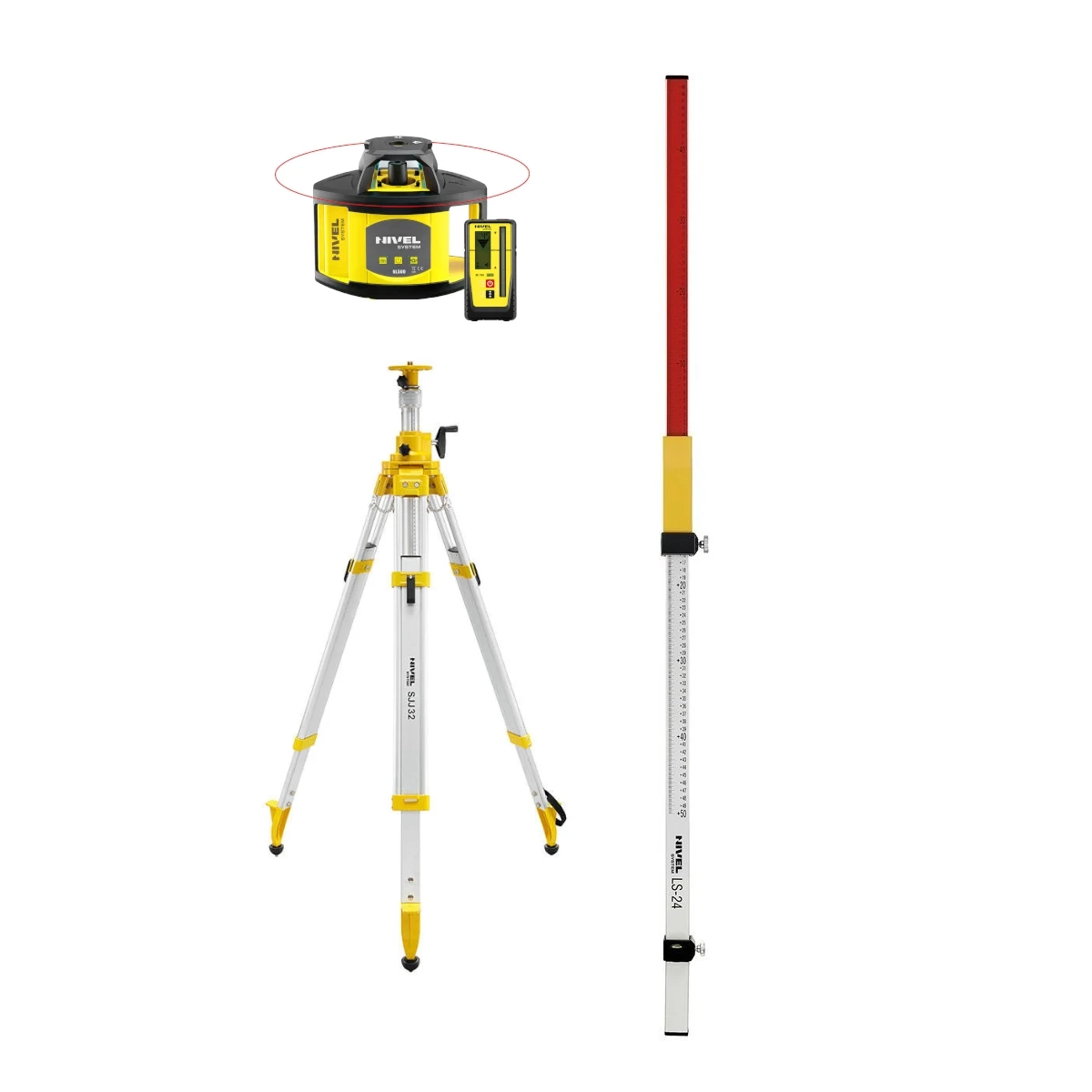 Zestaw narzędzi pomiarowych Nivel System NL500R DIGITAL SET SJJ32 LS24 - obrazek 1