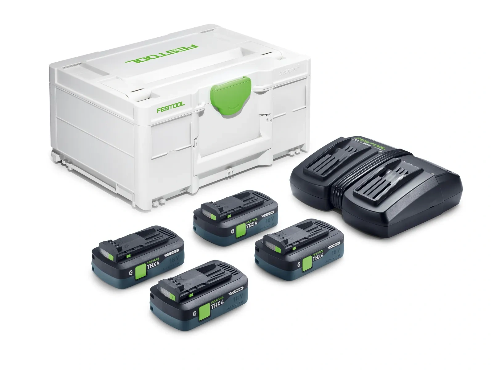 Zestaw zasilający Festool SYS 18V 4xTBX4/TCL6DUO