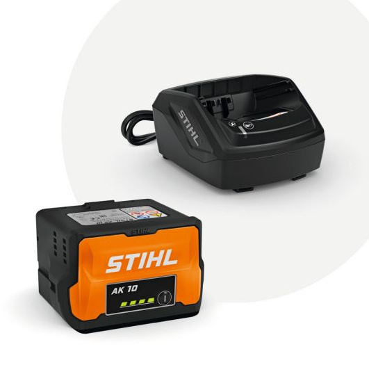 Zestaw zasilający Stihl z akumulatorem AK10 + ładowarka AL101 - obrazek 1