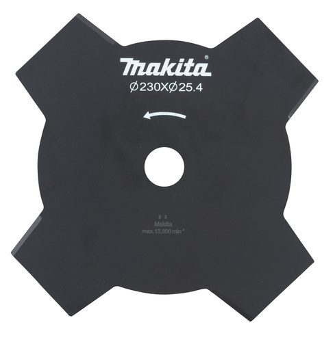 Nóż tnący do kosy 230 mm 4-zębny Makita 195150-5 - obrazek 1