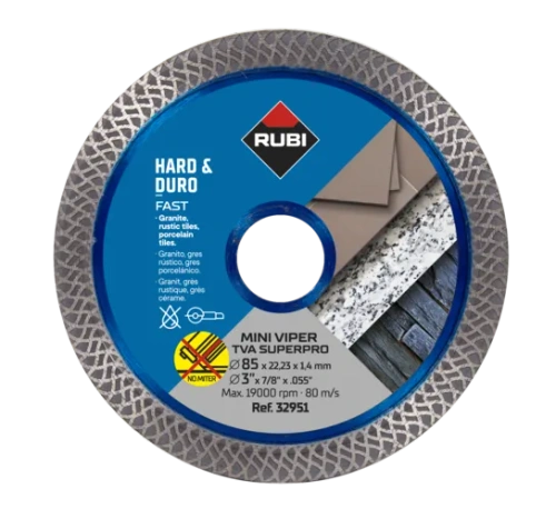 Tarcza diamentowa do gresu 85x22x1,4 mm Rubi Hard & Duro 32951 - obrazek 1
