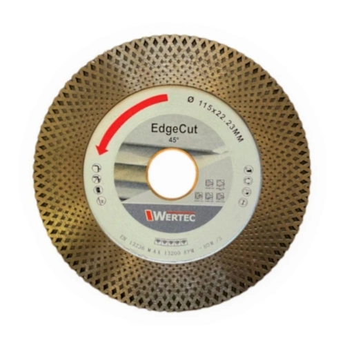 Tarcza do cięcia gresu 115x22,23 mm Wertec EDGECUT115 - obrazek 1