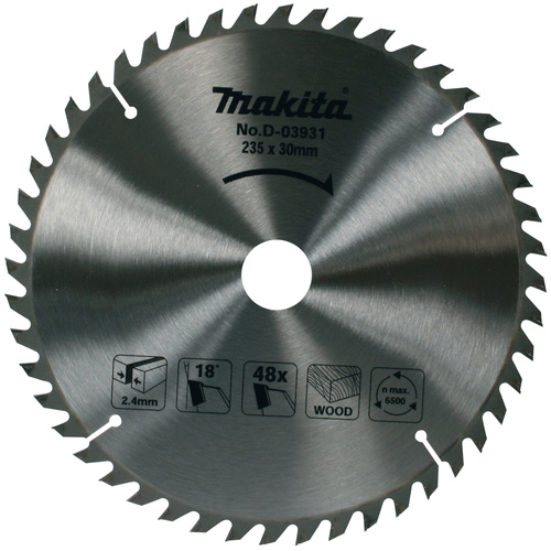 Tarcza do piły Standard T.C.T 235 x 30 mm 48Z Makita D-03931 - obrazek 1