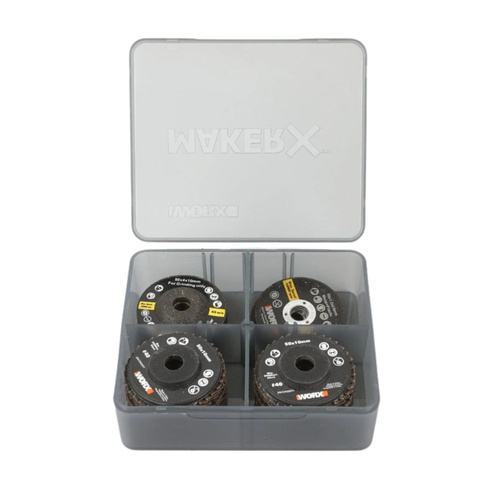 Tarcze do szlifierki 50mm MakerX 16szt. Worx WA7213 - obrazek 1