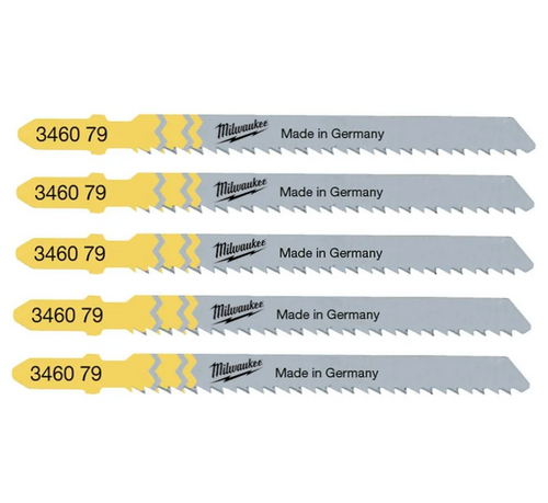 Zestaw 5 szt. brzeszczotów do laminatów Milwaukee 4932346079