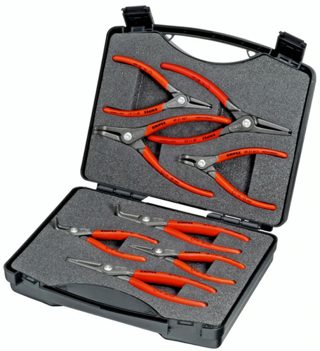 Zestaw szczypiec do pierścieni osadniczych Knipex 00 21 25 - obrazek 1