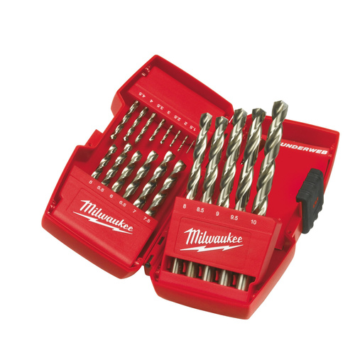 Zestaw wierteł do metalu HSS-G Thunderweb 1-10 mm Milwaukee 4932352374 - obrazek 1