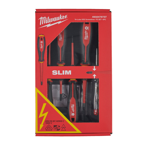 Zestaw wkrętaków izolowanych Milwaukee 4932478737 (5 szt.) - obrazek 1