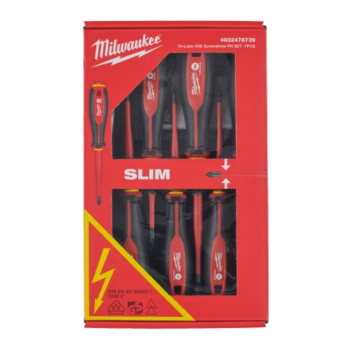 Zestaw wkrętaków izolowanych Milwaukee 4932478739 (7 szt.) - obrazek 1