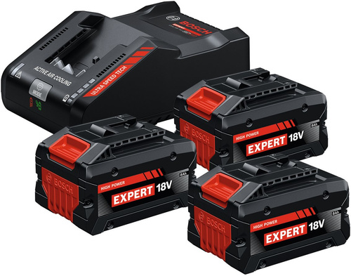Zestaw zasilający Bosch 3x EXBA18V-80 + EXAL18V-160 - obrazek 1