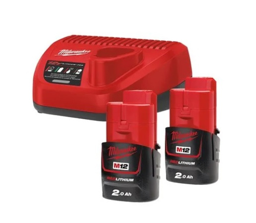 Zestaw zasilający Milwaukee M12 NRG-202 - obrazek 1